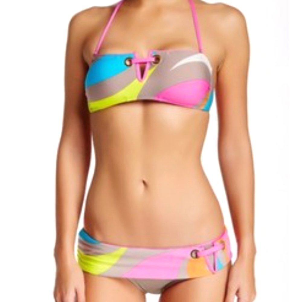 TRINA TURK Pop Wave Women's Bikini Swim Set Size 8